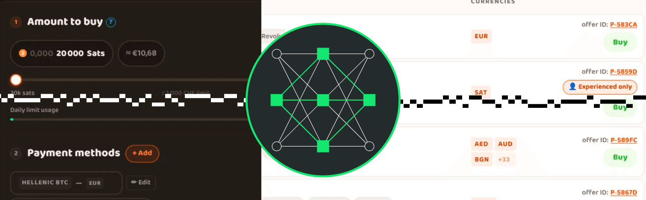 Peach Bitcoin app with Nym mixnet integration for private peer-to-peer Bitcoin trading
