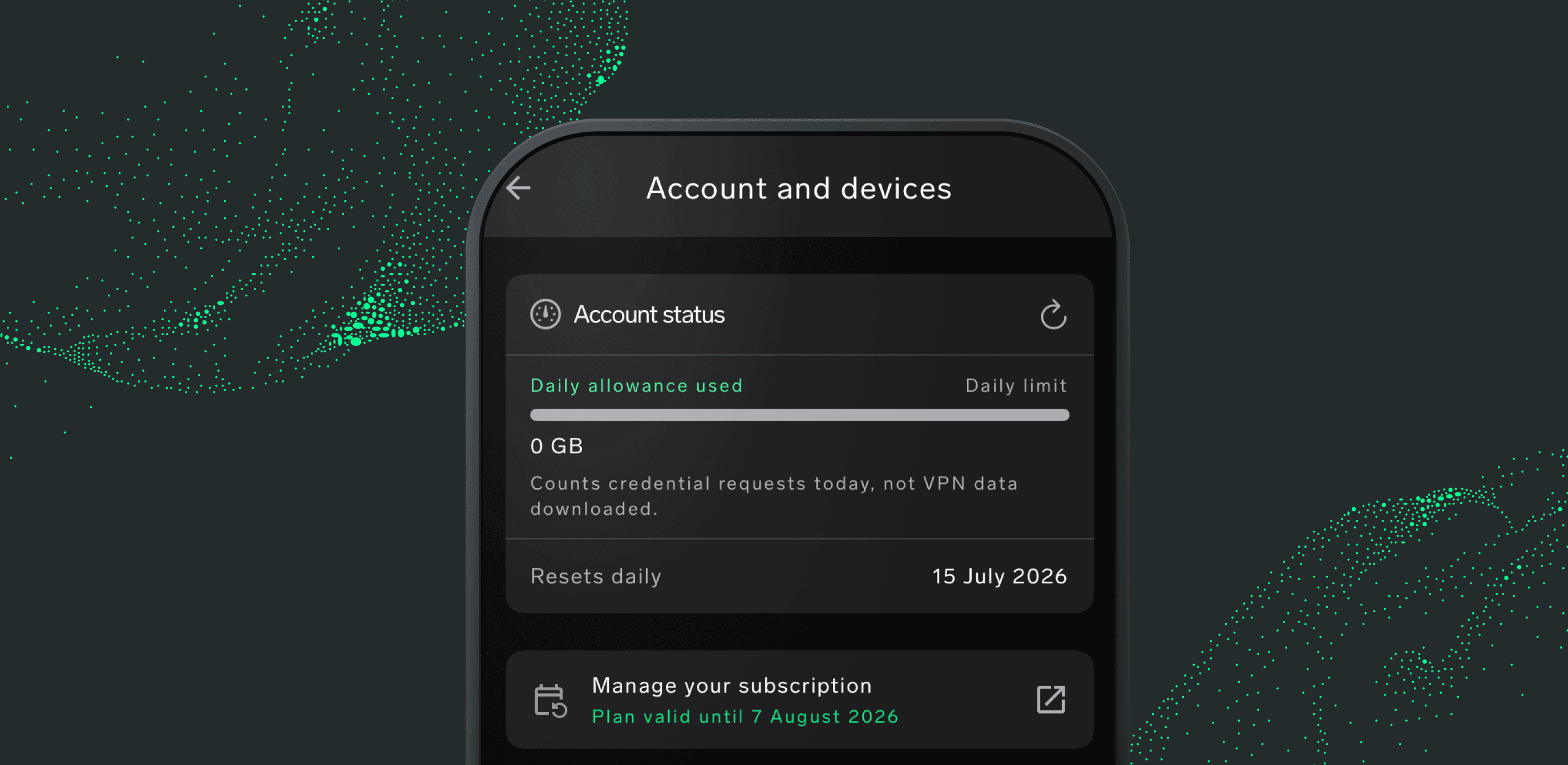 NymVPN Daily Fair Usage Allowance.png