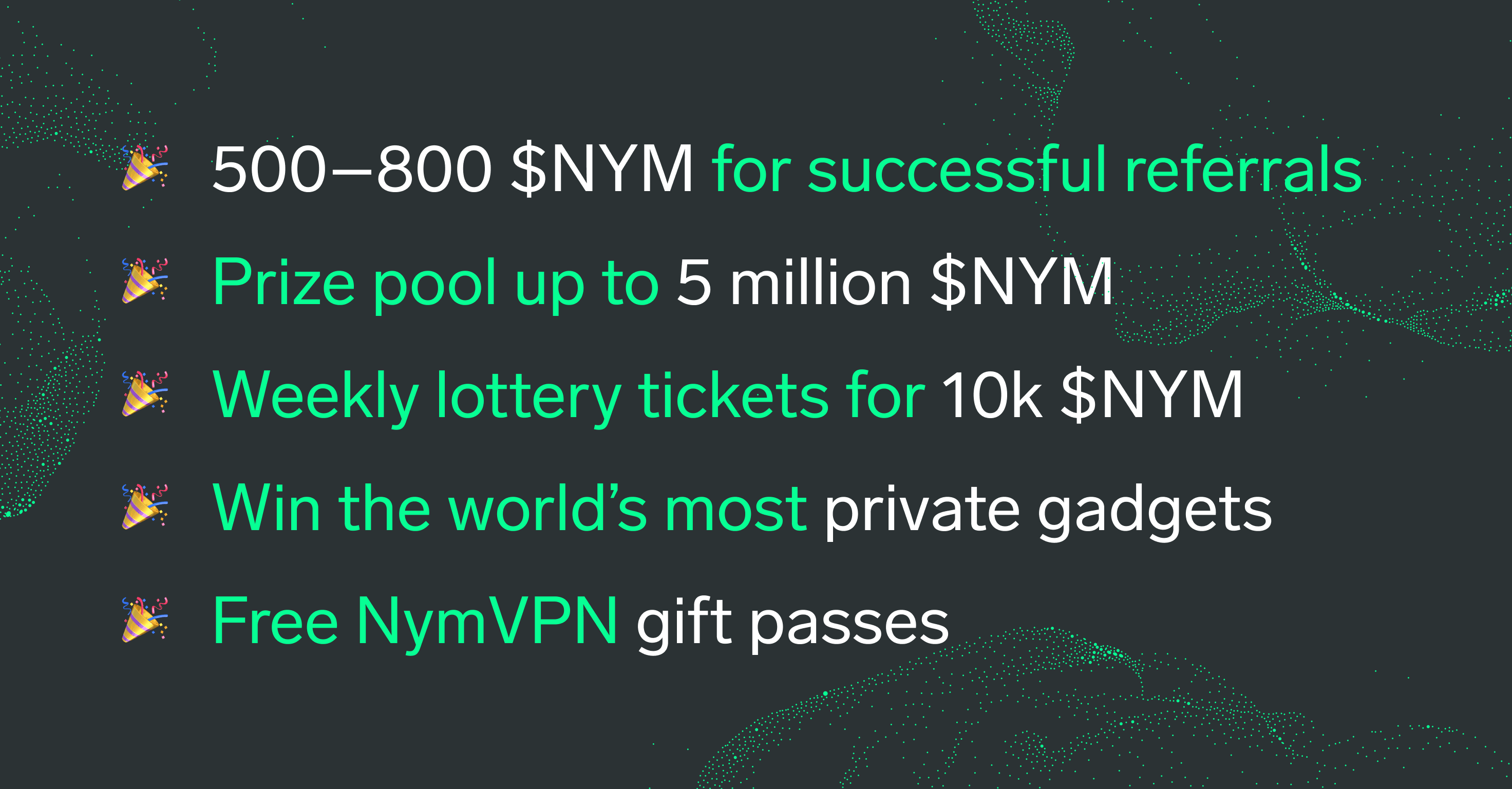 NymVPN Referral Program prizes.png