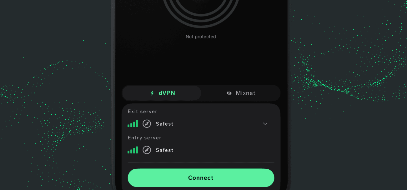 Safest server connection with NymVPN.png